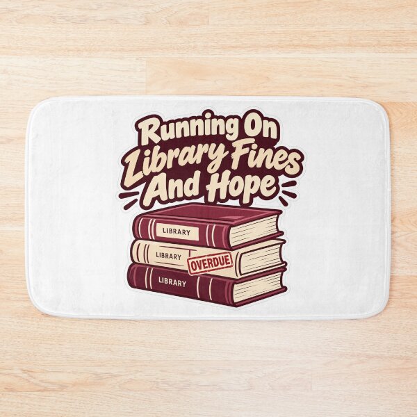 Item preview, Running On Library Fines And Hope designed and sold by NovaToons.