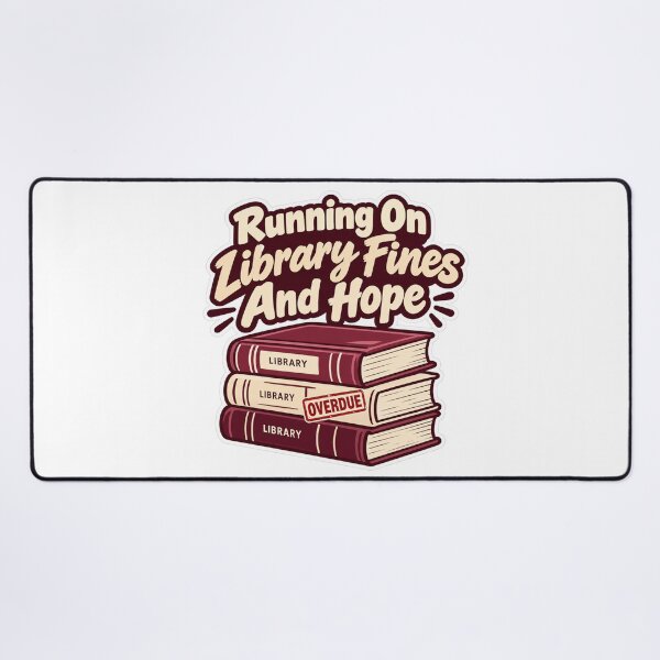 Item preview, Running On Library Fines And Hope designed and sold by NovaToons.
