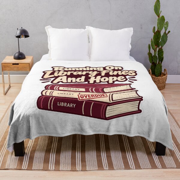 Item preview, Running On Library Fines And Hope designed and sold by NovaToons.