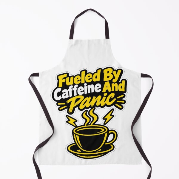 Item preview, Fueled By Caffeine And Panic Student Quote designed and sold by NovaToons.