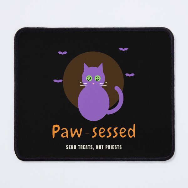 Item preview, Paw-sessed Funny Halloween Cat designed and sold by C-O-O-L.