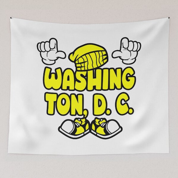 Item preview, WASHINGTON DC Typography Funny Vintage designed and sold by NFTWords.