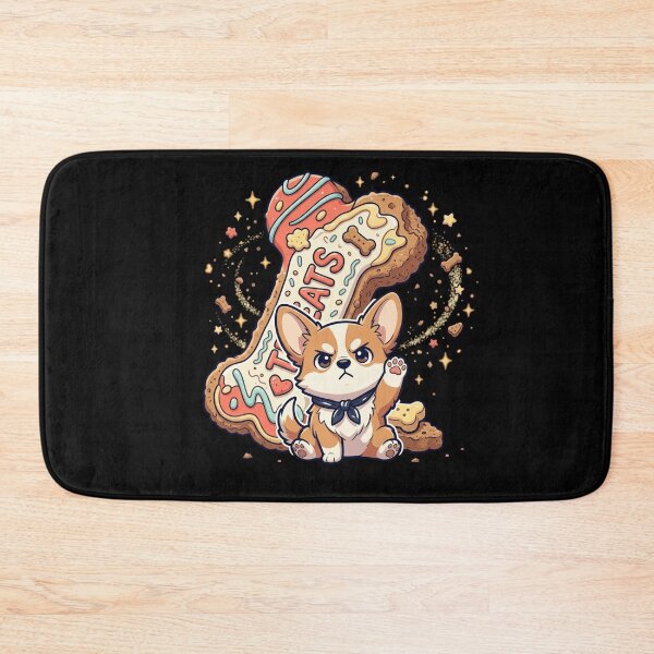 Item preview, Corgi Treats Giant Cookie Funny Dog Snack Art designed and sold by mood-draftsman.