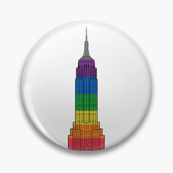 Item preview, Rainbow Empire State Building Pride designed and sold by StateofQueer.