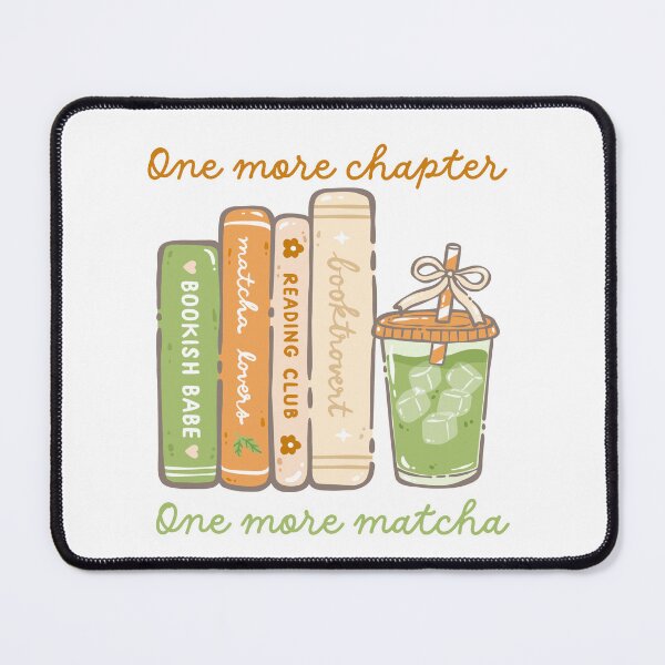 Item preview, Matcha and Books with a Bow — One More Chapter designed and sold by PalleteCreation.