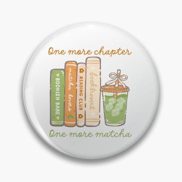 Item preview, Matcha and Books with a Bow — One More Chapter designed and sold by PalleteCreation.