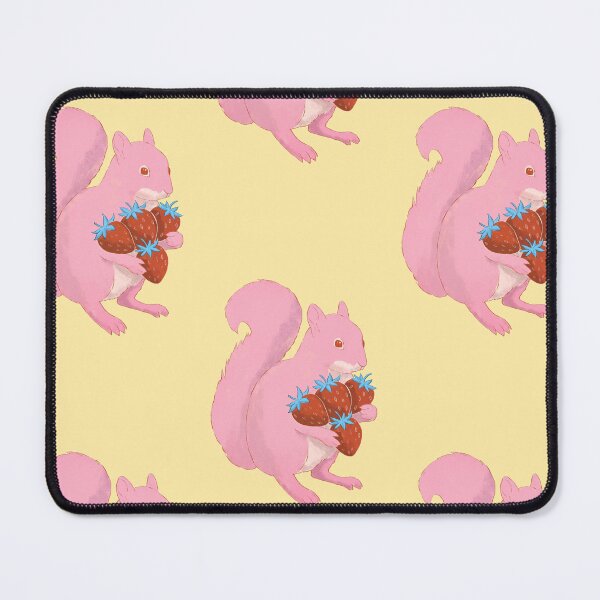 Item preview, Soft "Strawberry Squirrel" designed and sold by Mild Chaos Studio.