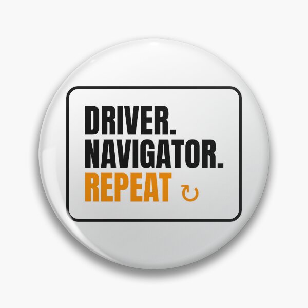 Item preview, Driver. Navigator. Repeat. designed and sold by thechelsuk.