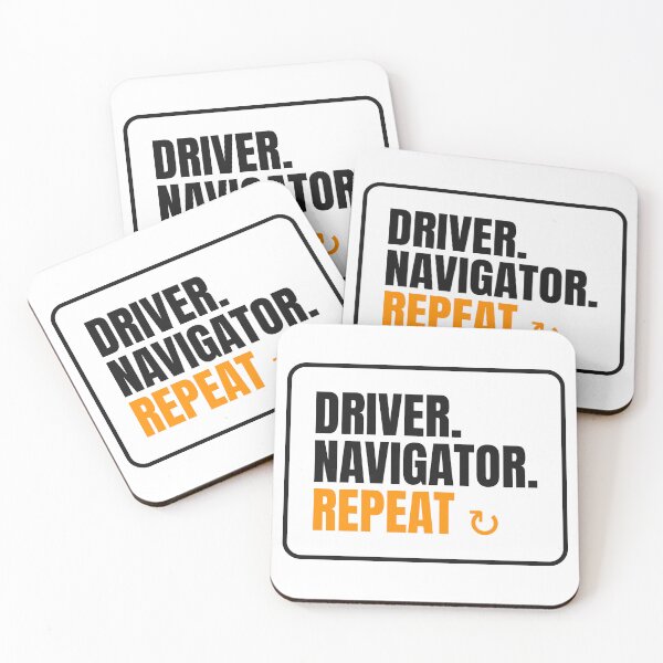 Item preview, Driver. Navigator. Repeat. designed and sold by thechelsuk.