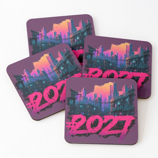 Item preview, Cyberpunk New Year 2027 Neon City Drip designed and sold by MythicMood.