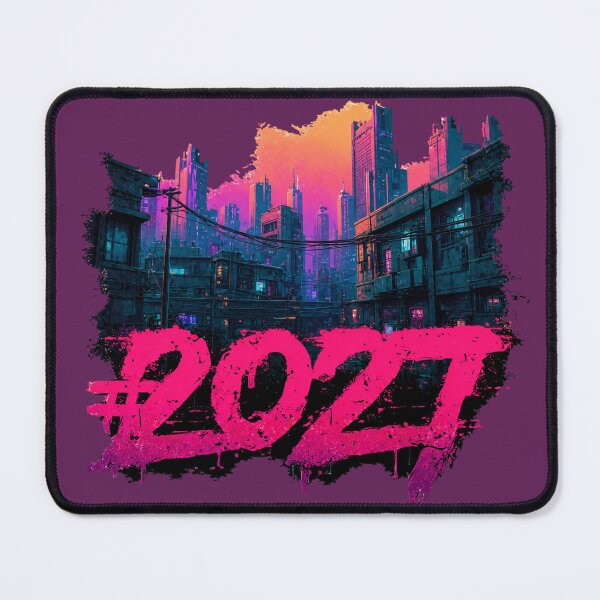 Item preview, Cyberpunk New Year 2027 Neon City Drip designed and sold by MythicMood.