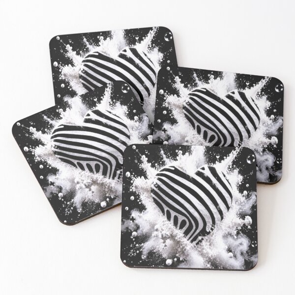 Item preview, Zebra Heart Splash designed and sold by CyndiEpps.