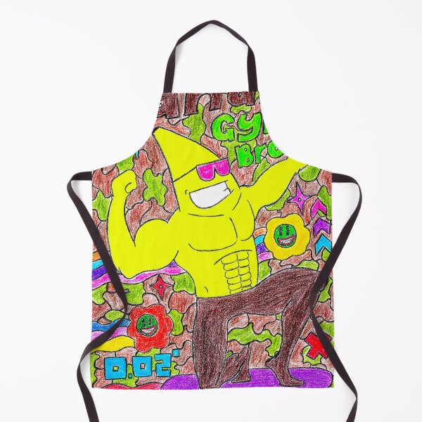 Item preview, Banana gym bro suffering, spread rainbow bust designed and sold by ZacUltravanhu.