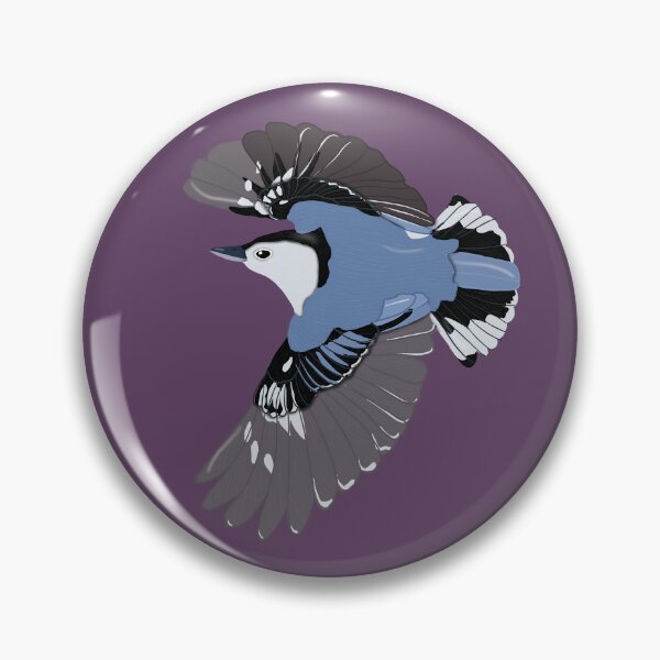 Artikelvorschau, Weißbrustkleiber im Flug entworfen und verkauft von BDBirds.