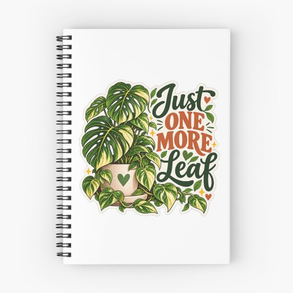 Item preview, Just One More Leaf – Funny Monstera Plant Lover designed and sold by IrinDesign.