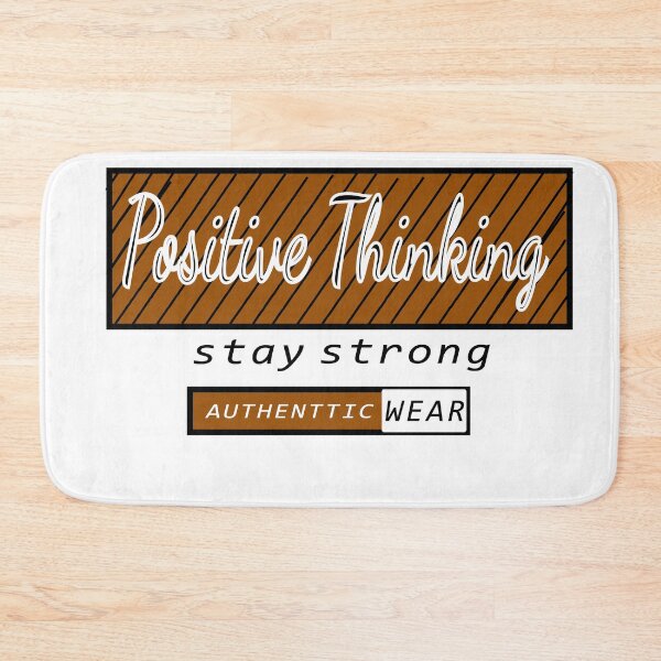 Item preview, Positive Thinking Motivational Quote T-Shirt Design – Authentic Wear Graphic designed and sold by Carftora786.