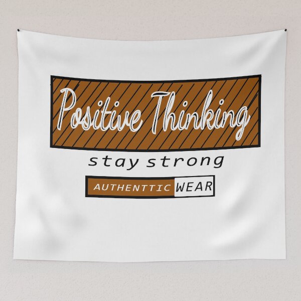 Item preview, Positive Thinking Motivational Quote T-Shirt Design – Authentic Wear Graphic designed and sold by Carftora786.