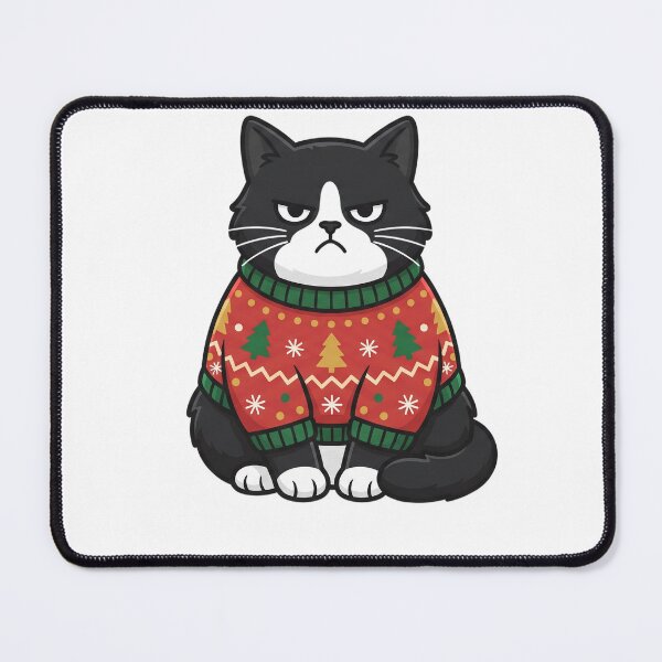 Item preview, Grumpy Cat in Ugly Christmas Sweater designed and sold by Rariks.