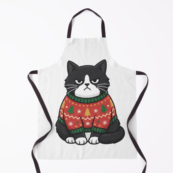 Item preview, Grumpy Cat in Ugly Christmas Sweater designed and sold by Rariks.