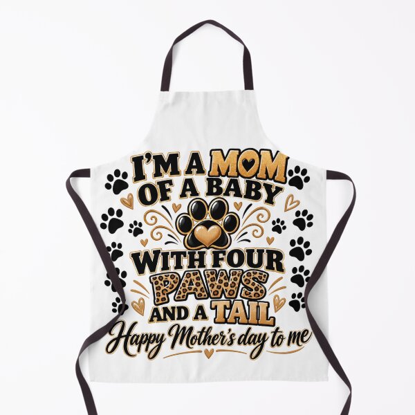 Item preview, I’m a Mom of a Baby With Four Paws and a Tail – Funny Pet Mom Mother’s Day designed and sold by BlessedKaren.