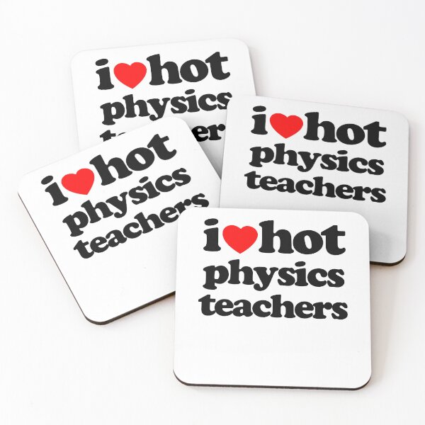 Item preview, I Love Hot Physics Teachers STEM Geek Graphic Black Text designed and sold by MathWare MathClips.