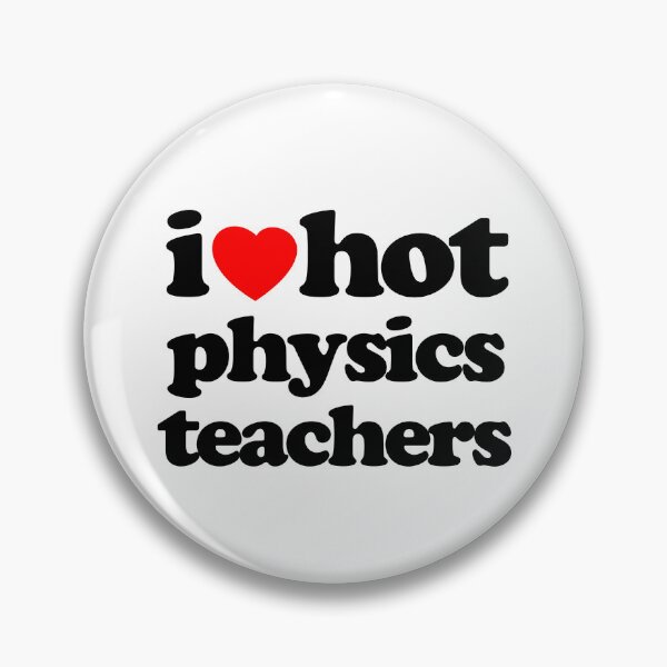 Item preview, I Love Hot Physics Teachers STEM Geek Graphic Black Text designed and sold by MathWare MathClips.