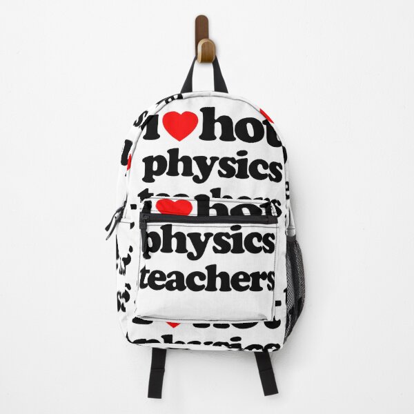 Item preview, I Love Hot Physics Teachers STEM Geek Graphic Black Text designed and sold by MathWare MathClips.