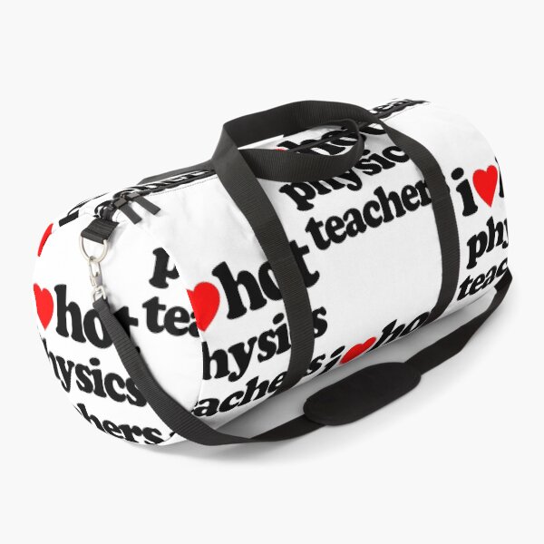 Item preview, I Love Hot Physics Teachers STEM Geek Graphic Black Text designed and sold by MathWare MathClips.