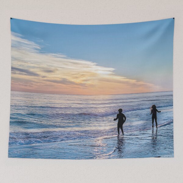 Item preview, Children At Play On a Florida Beach designed and sold by Kay Brewer.