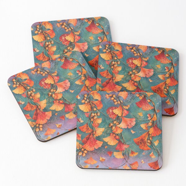 Item preview, Falling Ginkgo Autumn Blooms designed and sold by scicilysimonee.