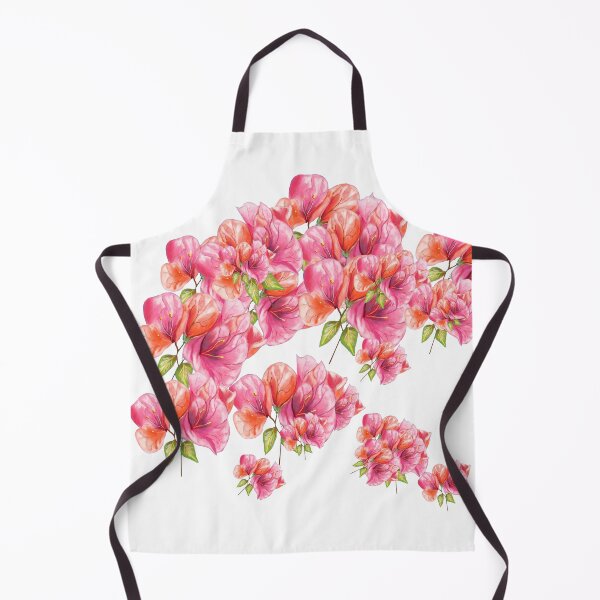 Item preview, Bougainvillea Sprig - Pink and Coral Watercolor Flowers - Tropical Botanical Art designed and sold by Cobalt & Stone Art.