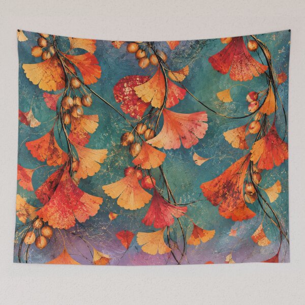 Item preview, Falling Ginkgo Autumn Blooms designed and sold by scicilysimonee.