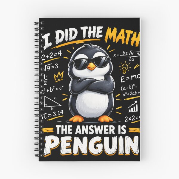 Item preview, I Did the Math The Answer Is Penguin Funny Math Penguin designed and sold by bilal sibgui.