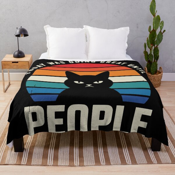 Item preview, Grumpy Cat Retro Sunset Funny Cat Lover Vintage Design ? designed and sold by AtonuHaque.