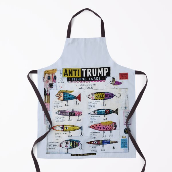 Item preview, Anti-Trump Fishing Lures designed and sold by PictureNZ.