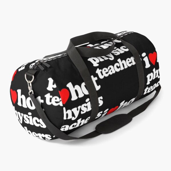 Item preview, I Love Hot Physics Teachers STEM Geek Graphic White Text designed and sold by MathWare MathClips.