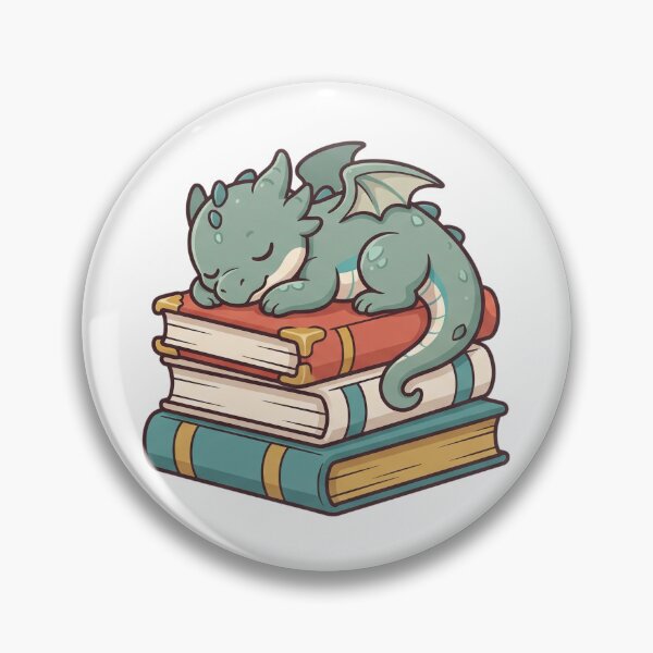 Item preview, Sleepy Dragon on a Book Hoard designed and sold by Rariks.