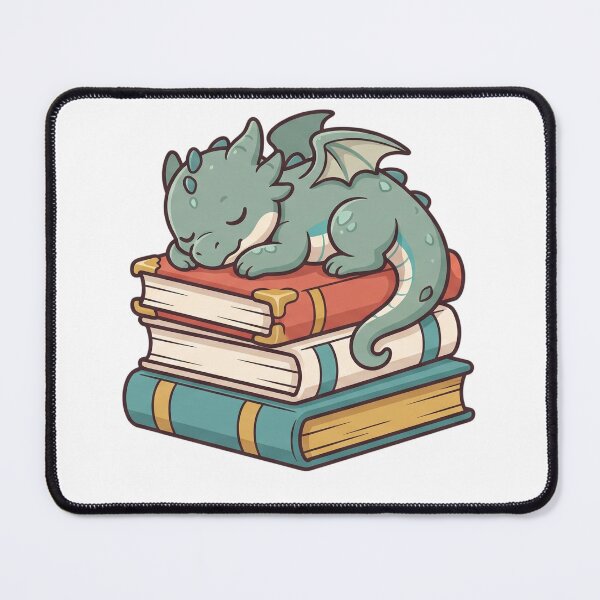 Item preview, Sleepy Dragon on a Book Hoard designed and sold by Rariks.