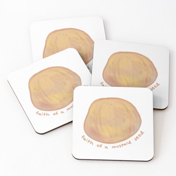 Item preview, mustard seed designed and sold by Ellora Elkalyn.