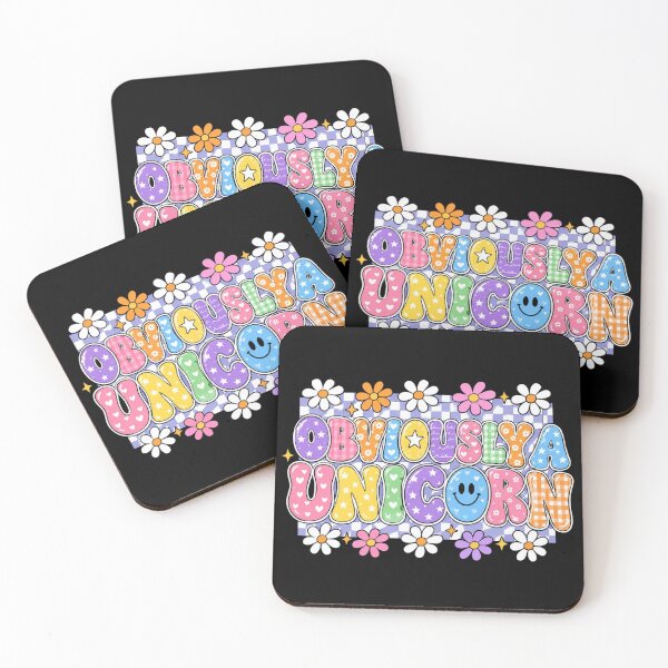 Item preview, Obviously A Unicorn Cute Colorful Floral Typography Design designed and sold by bilal sibgui.