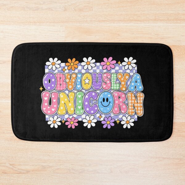 Item preview, Obviously A Unicorn Cute Colorful Floral Typography Design designed and sold by bilal sibgui.