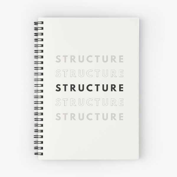 Item preview, STRUCTURE Minimalist Typography Geometric Grid designed and sold by Mono-Metric.
