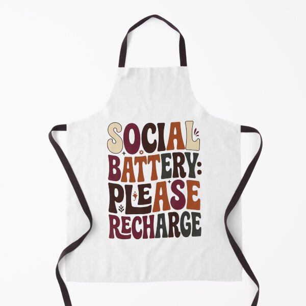 Item preview, Social Battery: Please Recharge | Introvert Humor designed and sold by Leoprinty.