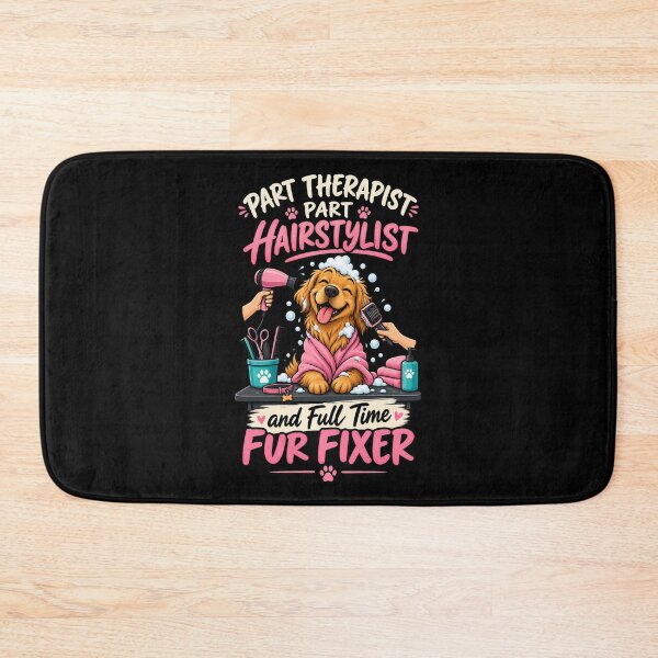 Item preview, Part Therapist Part Hairstylist - Funny Dog Groomer designed and sold by SidTastic .