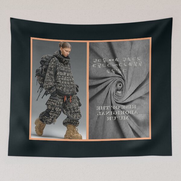 Item preview,  Mu’ur (UM) Empire™ al-Benhadiel©™ design, Code (black background) designed and sold by HardyKnitDesign.