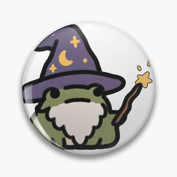 Item preview, Great Frog Wizard Cute Sticker designed and sold by chookiebookie.