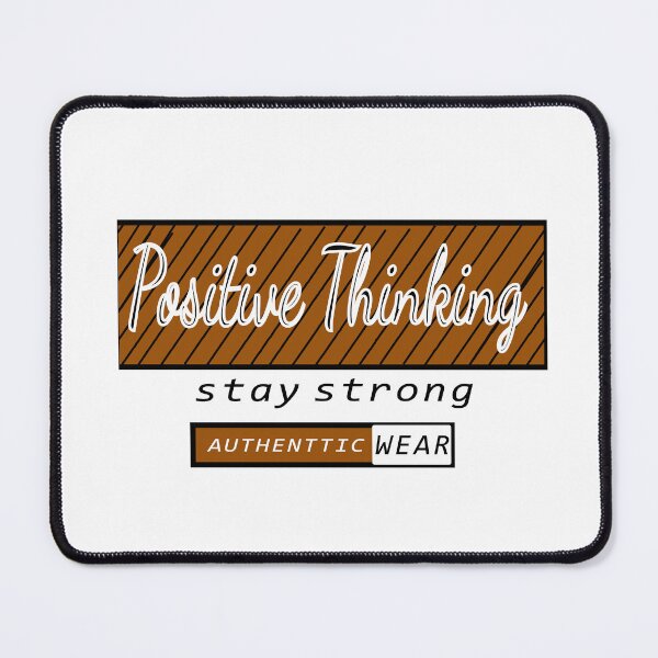 Item preview, Positive Thinking Motivational Quote T-Shirt Design – Authentic Wear Graphic designed and sold by Carftora786.