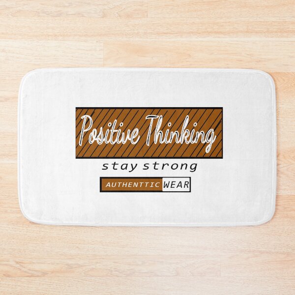 Item preview, Positive Thinking Motivational Quote T-Shirt Design – Authentic Wear Graphic designed and sold by Carftora786.