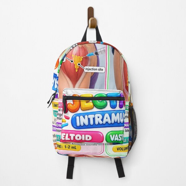 Item preview, Injection Sites 3D Intramuscular Nursing Student Sticker designed and sold by isokinetic.