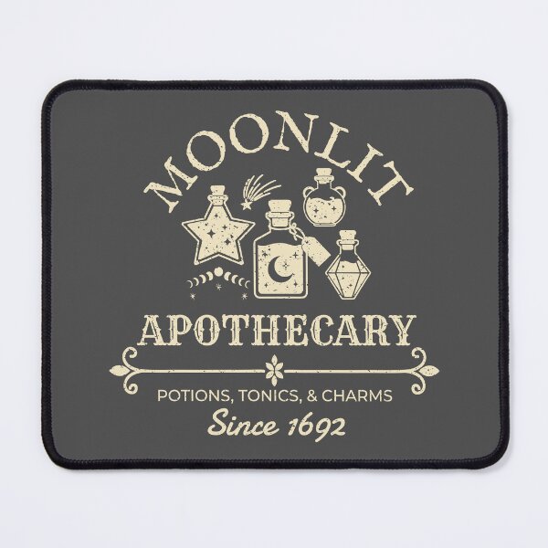 Item preview, Moonlit Apothecary – Witchy Vintage Halloween Potion Design – Cream designed and sold by Leslie Makes Stuff.